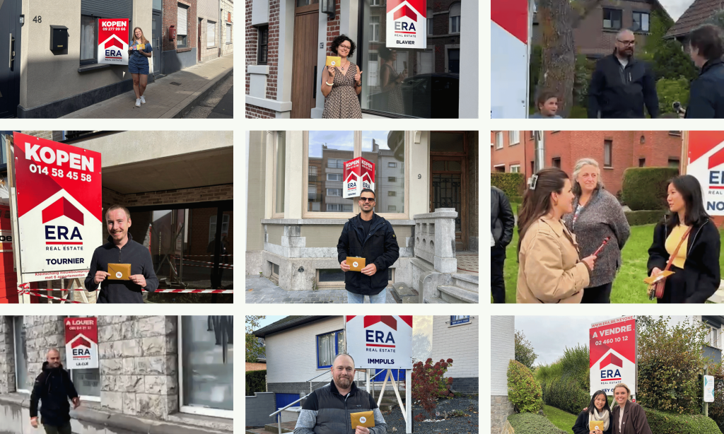 Collage van alle winnaars van de ERA treasure hunt